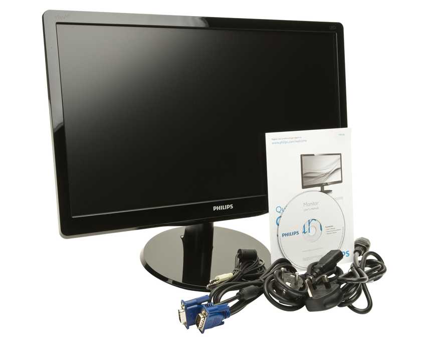 Monitor LED 18.5" Philips 196V4LAB2 DVI  imagen 5