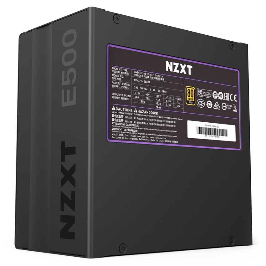NZXT E500 500W 80+ Gold Full Modular