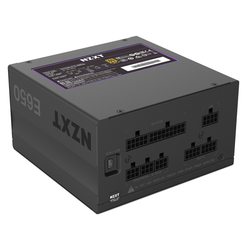 NZXT E650 650W 80+ Gold Full Modular imagen 4