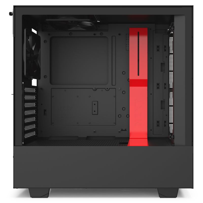 NZXT H510i Cristal Templado Rojo-Negro Mate imagen 2