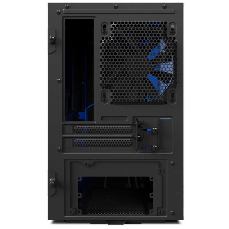 NZXT Mini ITX H200i Cristal Templado Negro Mate-Azul imagen 5