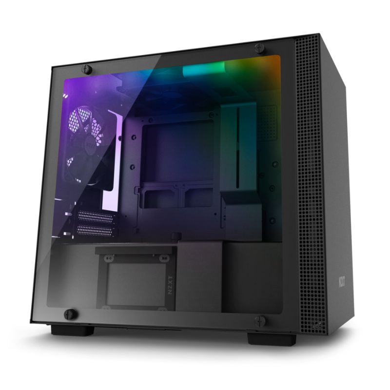 NZXT Mini ITX H200i Cristal Templado Negro Mate