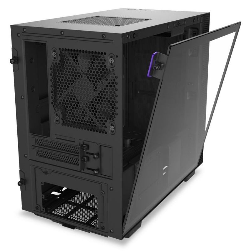 NZXT Mini ITX H210i Cristal Templado Negro Mate imagen 2