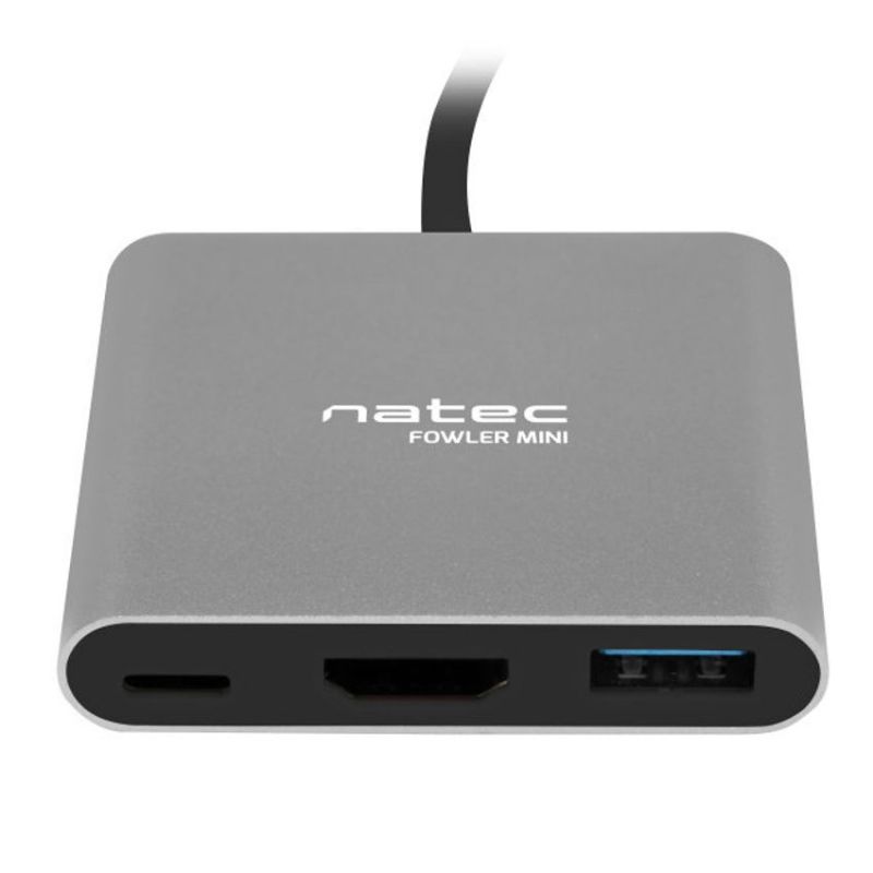Natec Adaptador Multipuerto USB TIpo C a USB 3.0 y HDMI 4K imagen 3