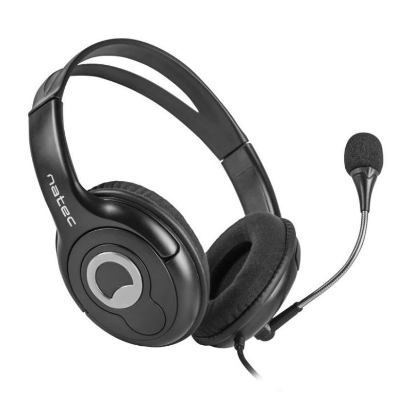 Natec Bear 2 NSL-1178 Auriculares con Micrófono Negros