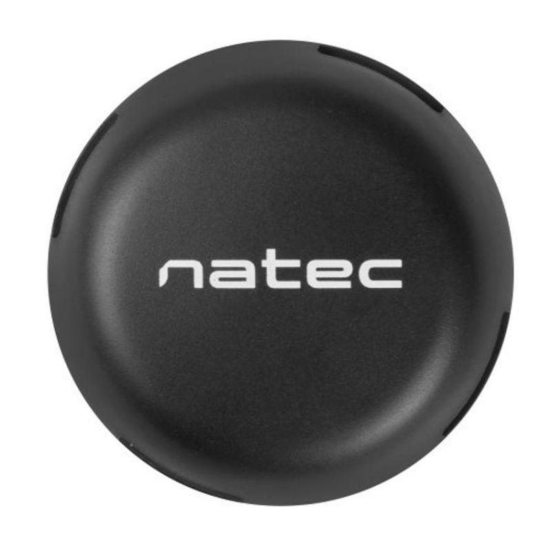 Natec Bumblebee HUB 4 Puertos USB 2.0 Negro imagen 3