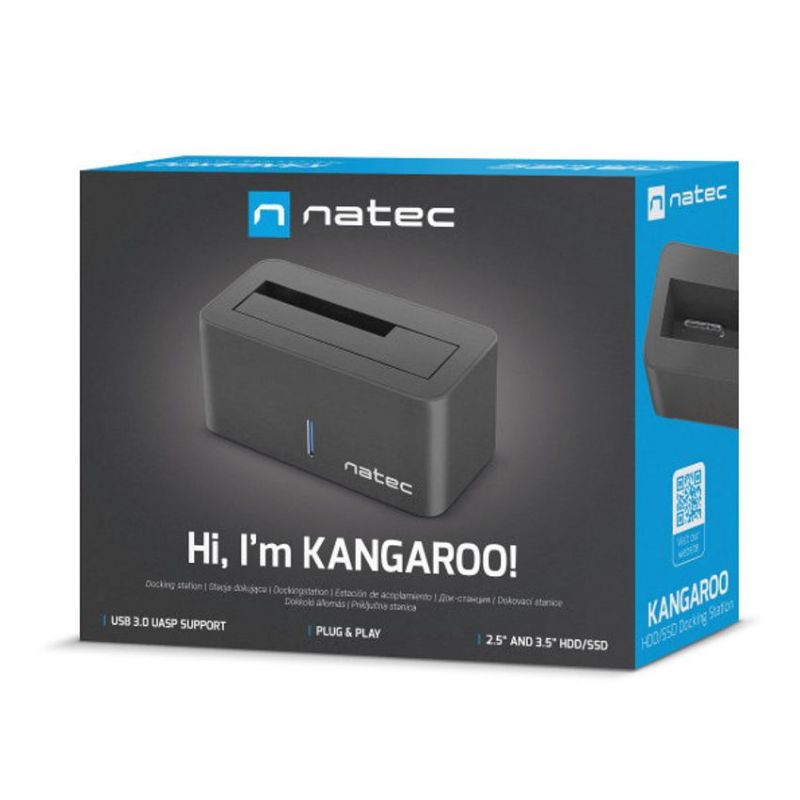 Natec Docking Station Kangaroo Sata USB 3.0 Negra imagen 5