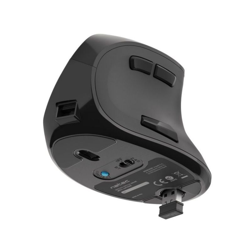 Natec Eucphonie Ratón Inalámbrico USB Negro 2400 Dpi imagen 5