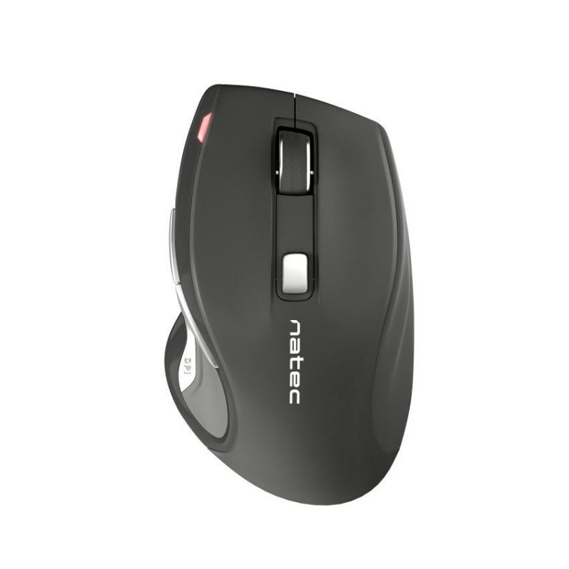 Natec Jaguar Ratón Inalámbrico Negro USB 2400 Dpi