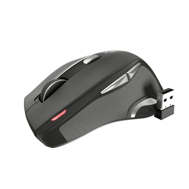 Natec Jaguar Ratón Inalámbrico Negro USB 2400 Dpi imagen 2