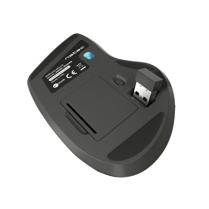 Natec Jaguar Ratón Inalámbrico Negro USB 2400 Dpi imagen 4