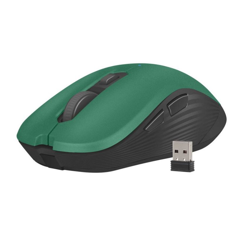 Natec Robin Ratón Inalámbrico Verde USB 1600 Dpi