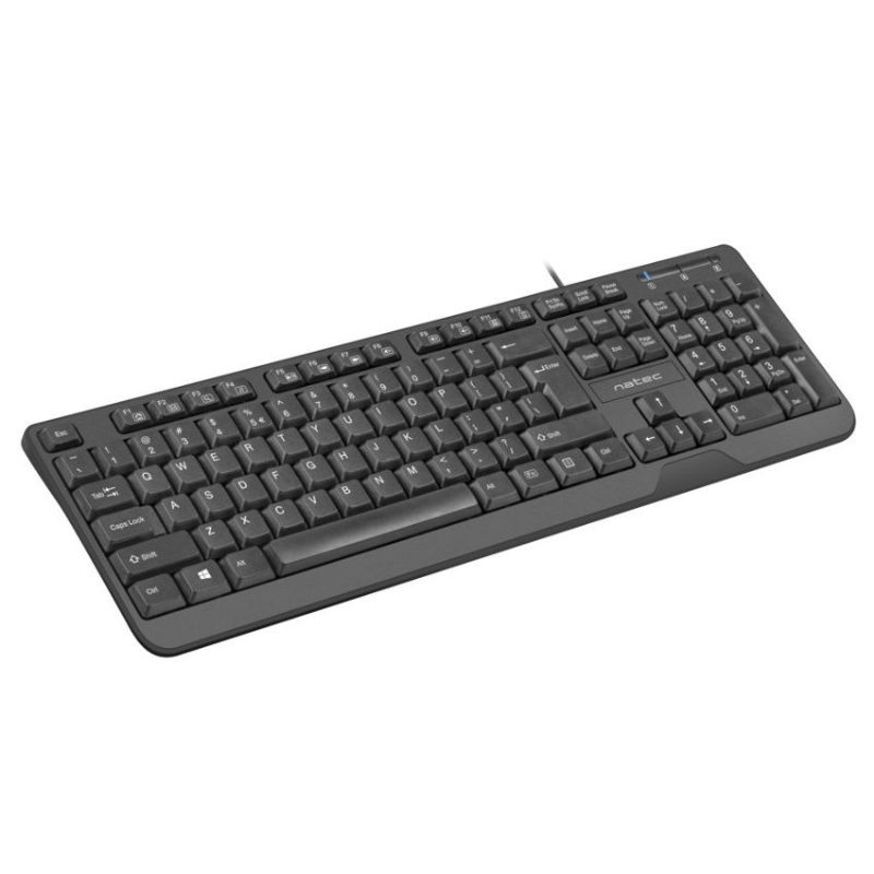 Natec Trout Slim Teclado USB Negro