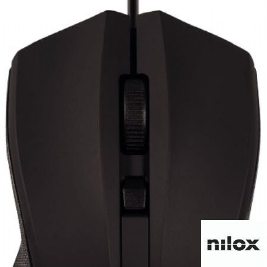 Nilox MOUSB1002 Ratón USB 1600DPI Negro imagen 4