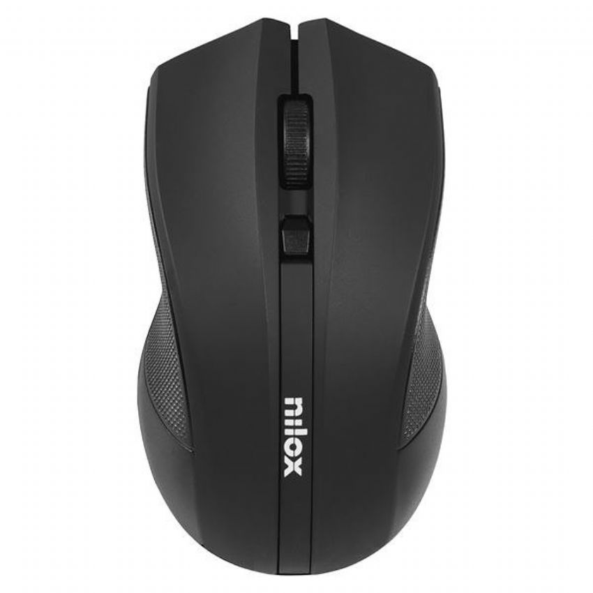 Nilox MOWI1001 Ratón Wireless 1600DPI Negro