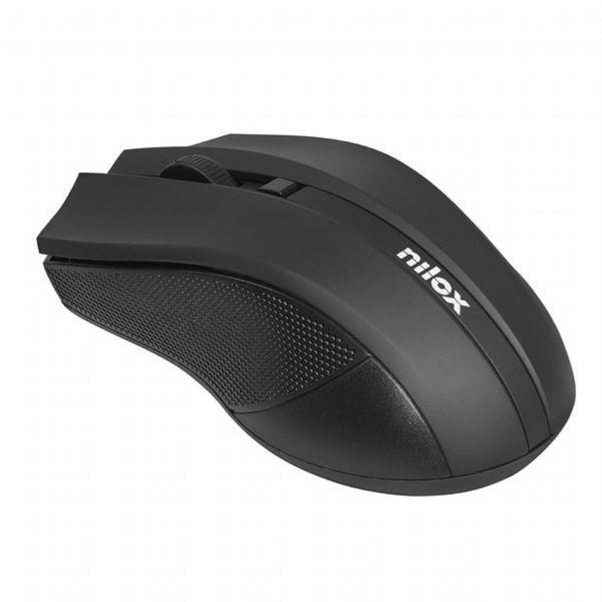 Nilox MOWI1001 Ratón Wireless 1600DPI Negro imagen 3