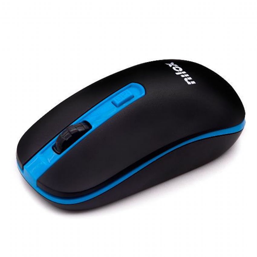 Nilox NXMOWI2003 Ratón Wireless 1000DPI Negro y Azul imagen 2