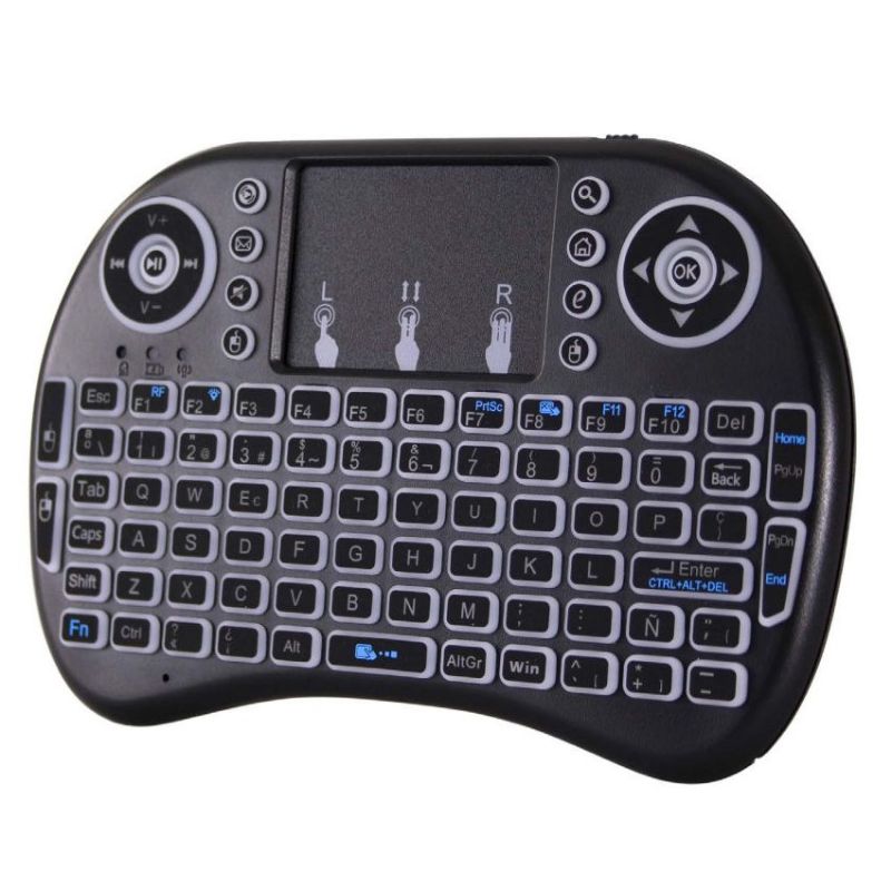 Nilox NXWRX01 Mini Teclado Wireless con Touchpad Retroiluminado