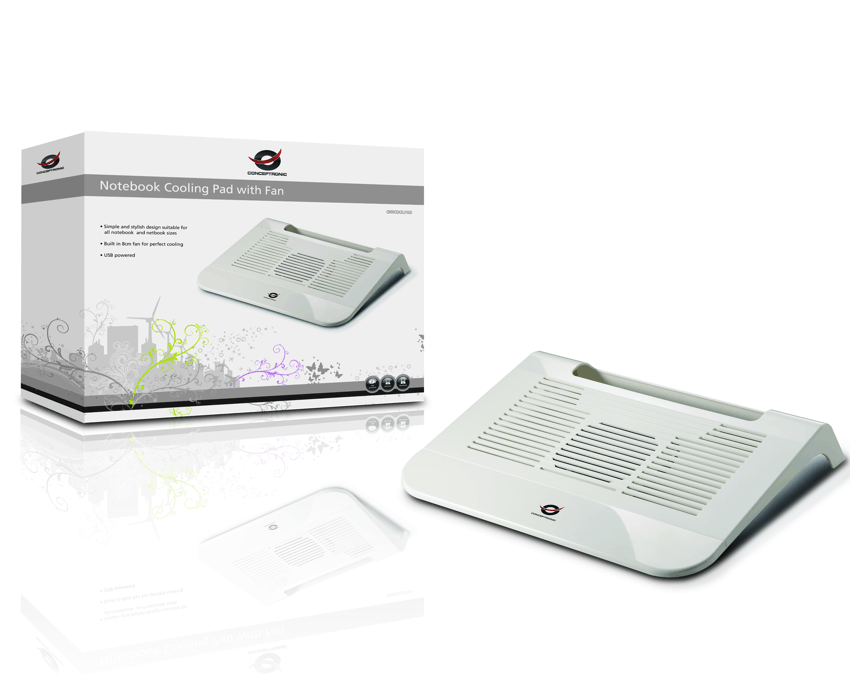 Notebook Cooler Pad Conceptronic CNBCOOLPAD imagen 2