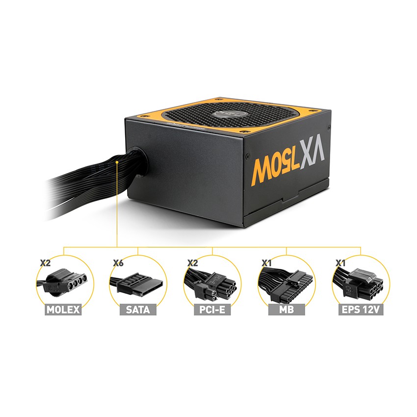 Nox  Urano VX750 750W 80+ Bronze imagen 3