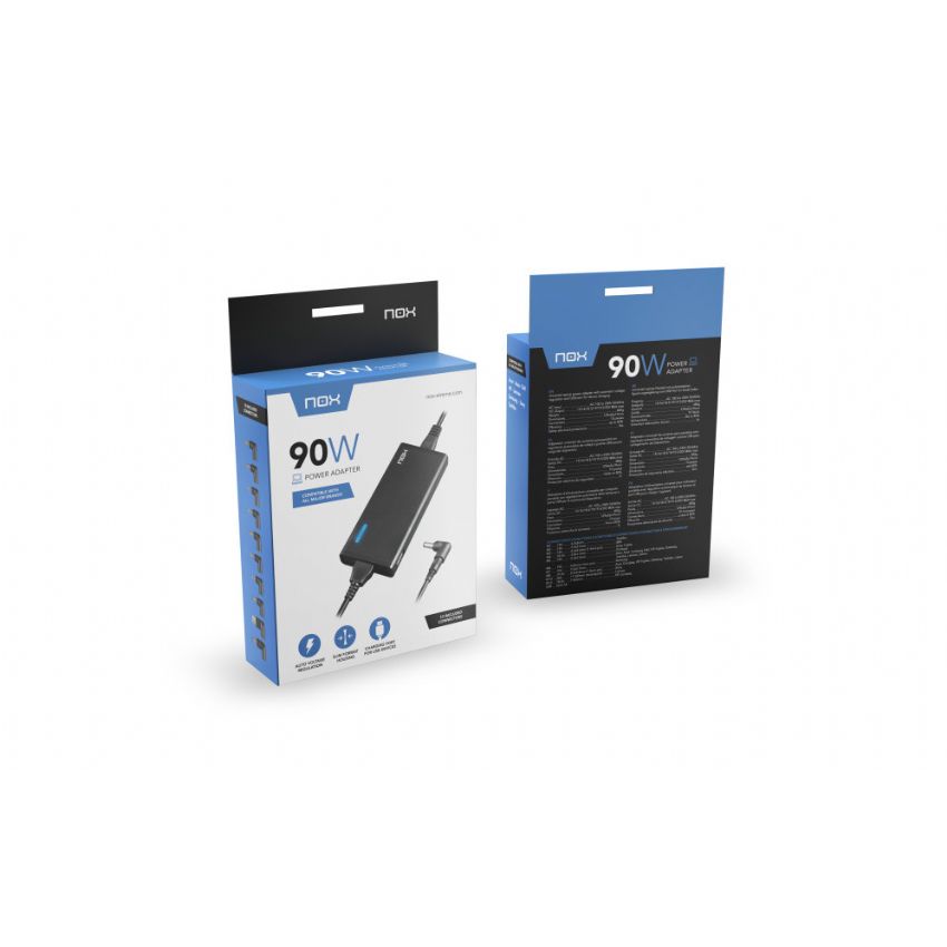 Nox 90W Cargador Universal para Portátiles imagen 10