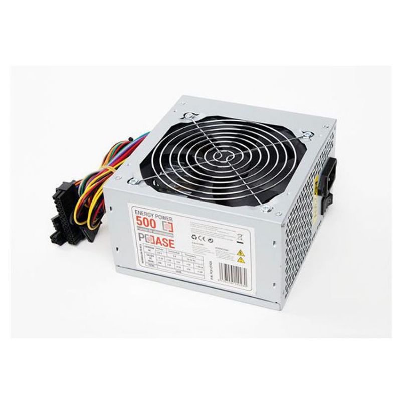 PCCASE PCA-EP500 Fuente de Alimentación 500 Wattios Plata imagen 2