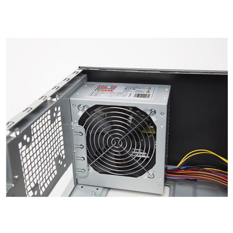PCCASE PCA-EP500 Fuente de Alimentación 500 Wattios Plata imagen 3