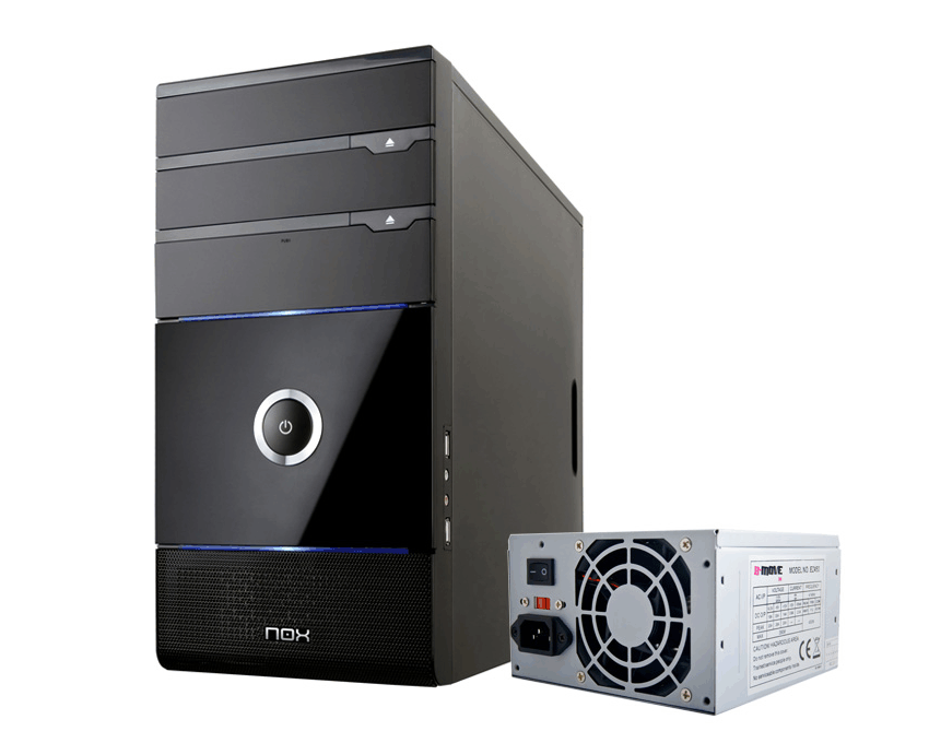 Pack Caja Micro-ATX NOX Max + Fuente B-Move 450W