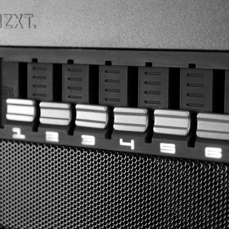 Panel RPM NZXT Sentry Mix 6 Fans LED colores