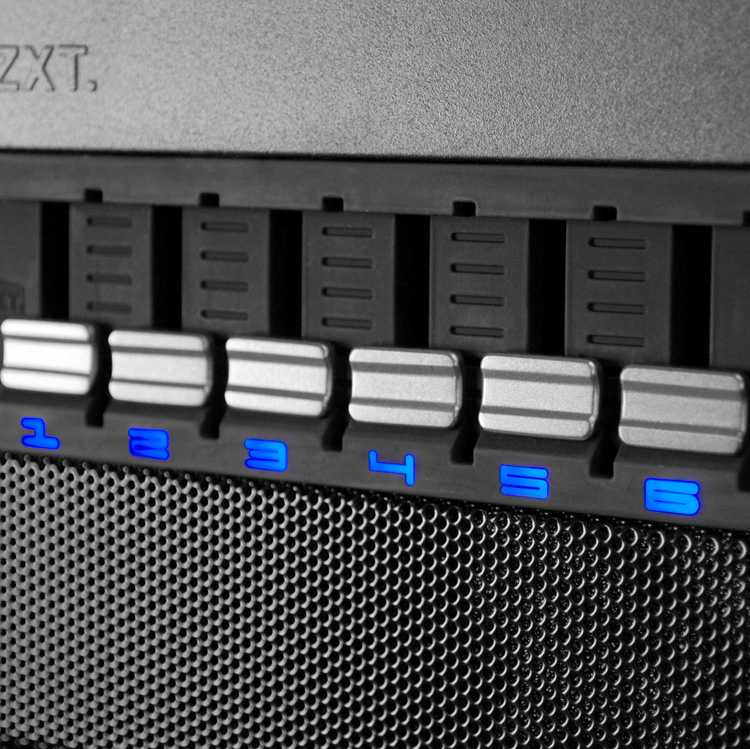 Panel RPM NZXT Sentry Mix 6 Fans LED colores imagen 2