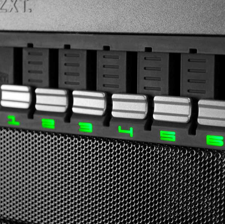 Panel RPM NZXT Sentry Mix 6 Fans LED colores imagen 5