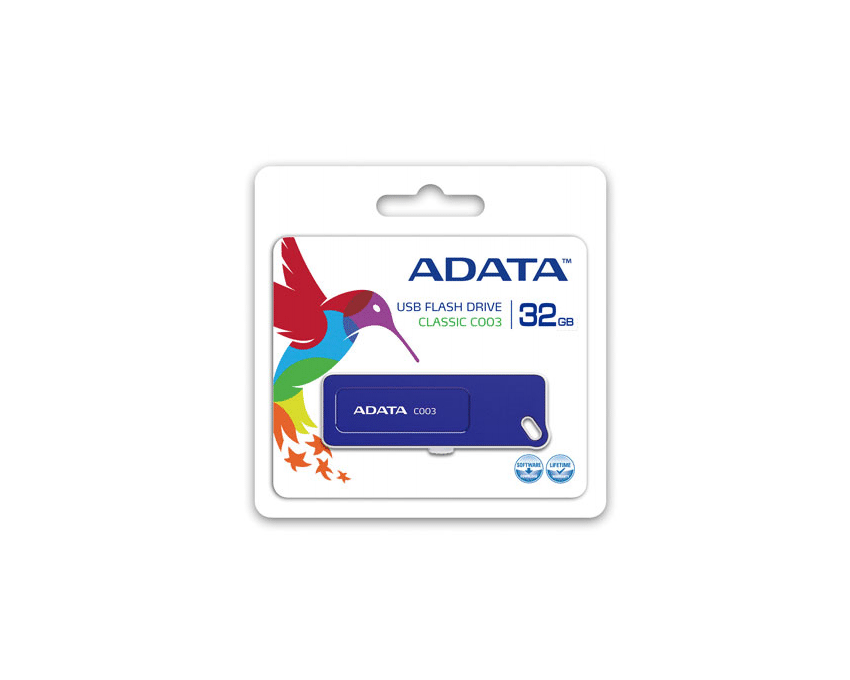 Pen Drive A-DATA USB 32GB C003 Clásico Azul imagen 2