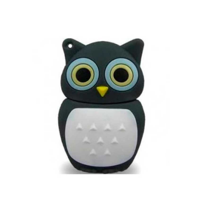 Pen Drive CONNECTION 16 Gb. USB 2.0 Buho Gris