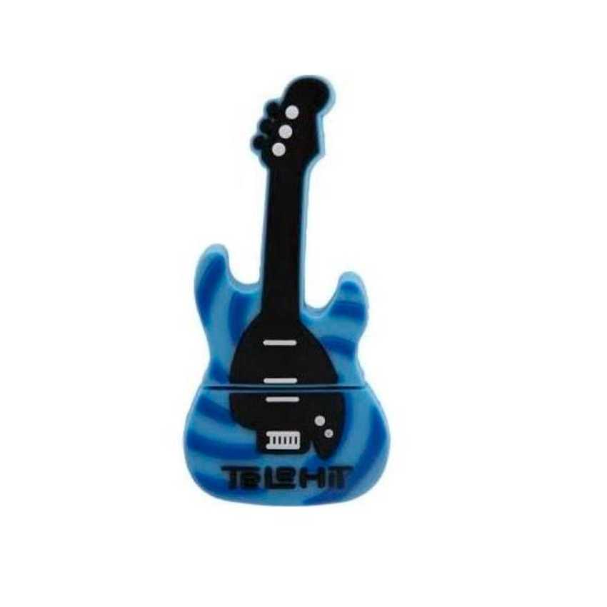 Pen Drive CONNECTION 16 Gb. USB 2.0 Guitarra Azul