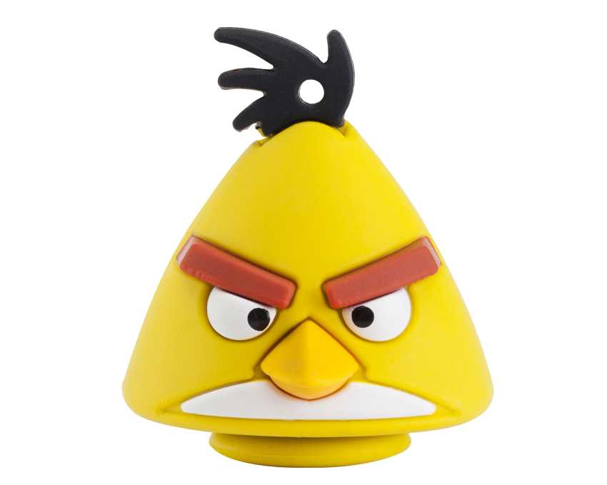 Pen Drive EMTEC 4 Gb. USB 2.0 ANGRY BIRDS AMARILLO