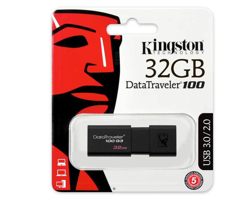 Pen Drive KINGSTON DataTraveler 100 G3 32Gb. USB 3.0 DT100G3/32GB imagen 2