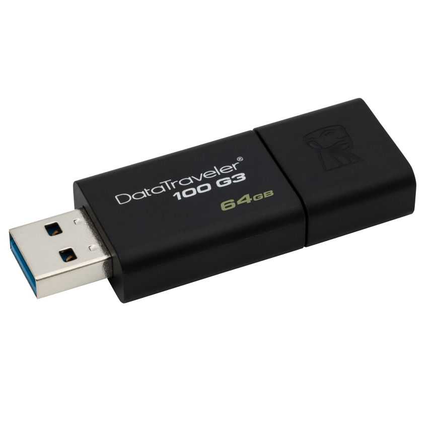 Pen Drive KINGSTON DataTraveler 100 G3 64Gb. USB 3.0 DT100G3/64GB