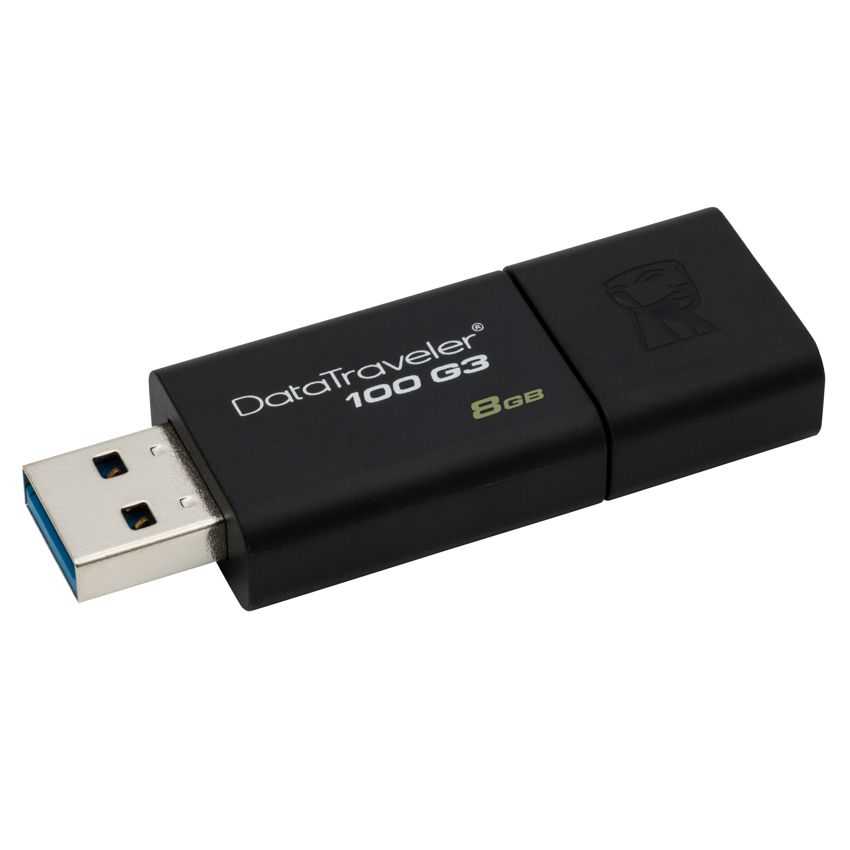 Pen Drive KINGSTON DataTraveler 100 G3 8Gb. USB 3.0 DT100G3/8GB