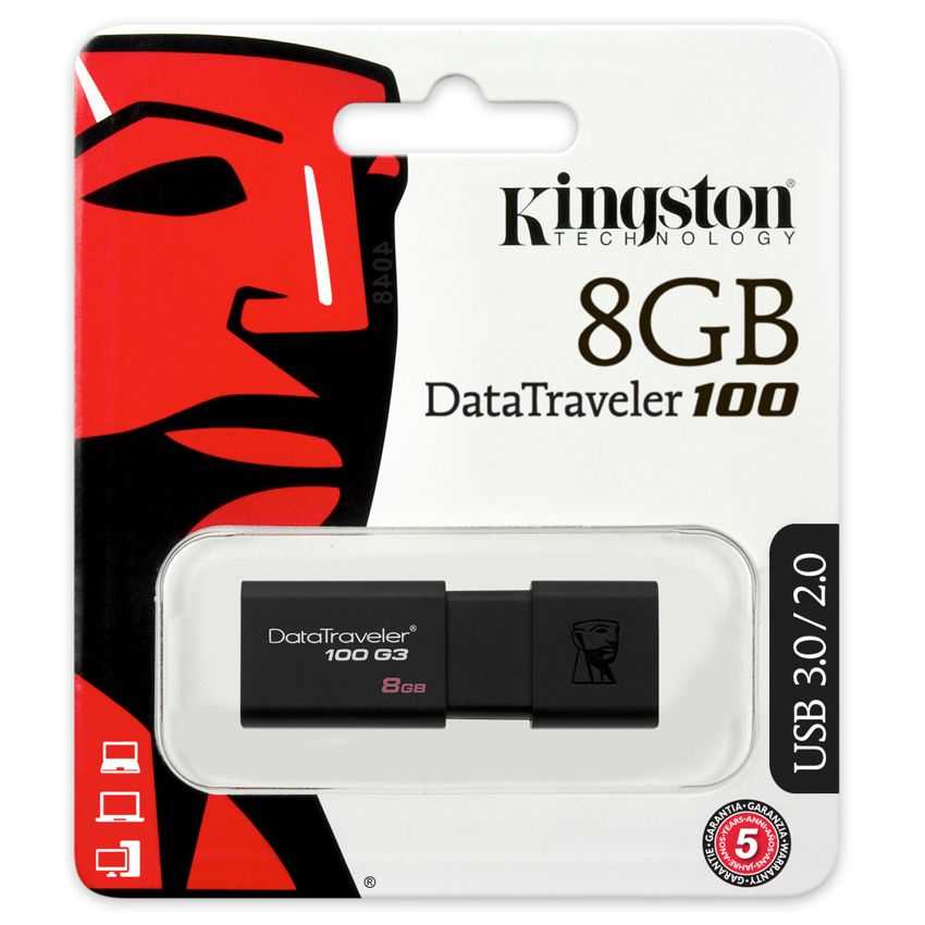 Pen Drive KINGSTON DataTraveler 100 G3 8Gb. USB 3.0 DT100G3/8GB imagen 5