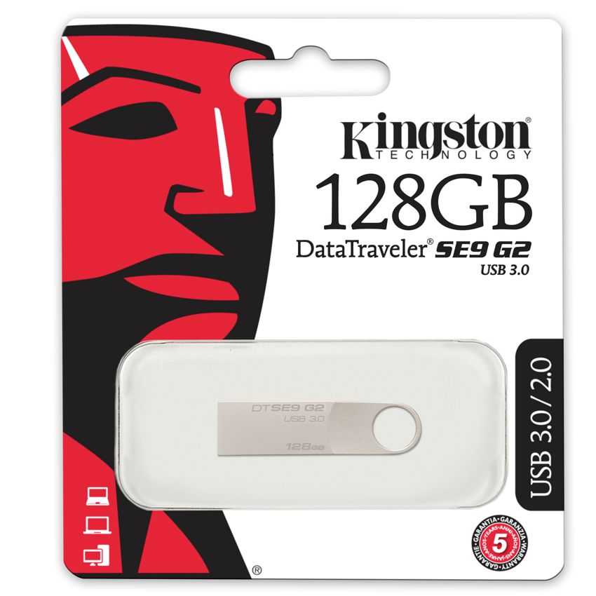 Pen Drive KINGSTON DataTraveler SE9 G2 128 Gb. USB 3.0 DTSE9G2/128GB imagen 5