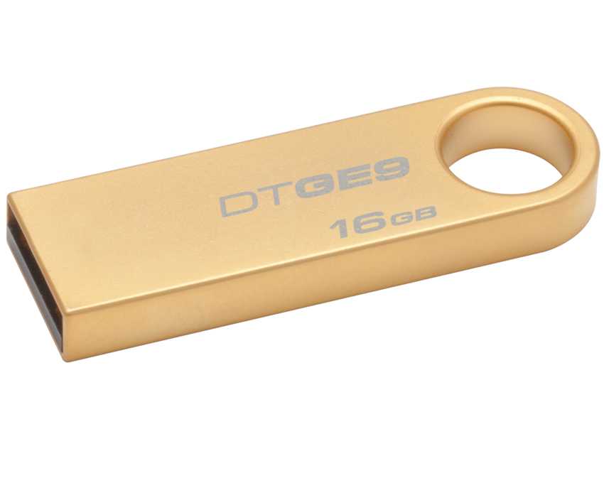 Pen Drive Kingston 16 Gb. DTGE9 Golden USB 2.0