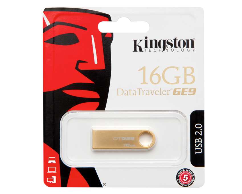 Pen Drive Kingston 16 Gb. DTGE9 Golden USB 2.0 imagen 2