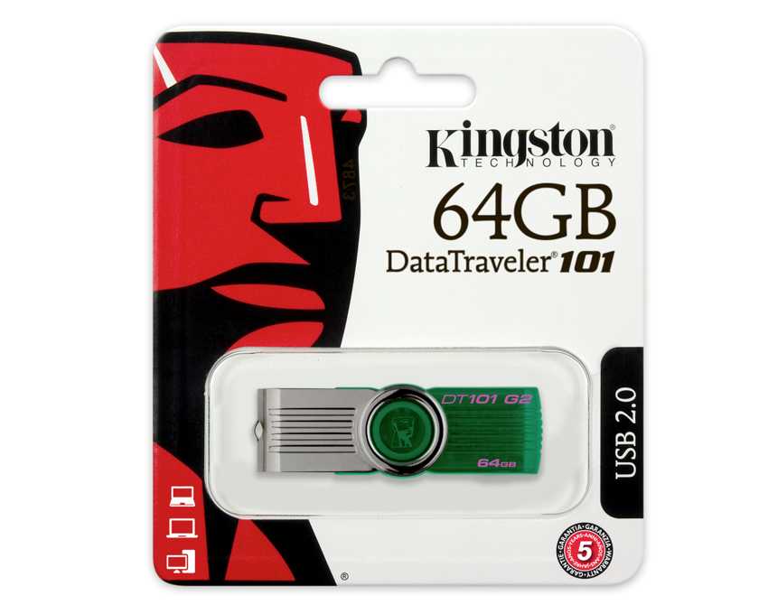 Pen Drive Kingston 64 Gb. DaTaTraveler 101/G2 imagen 5
