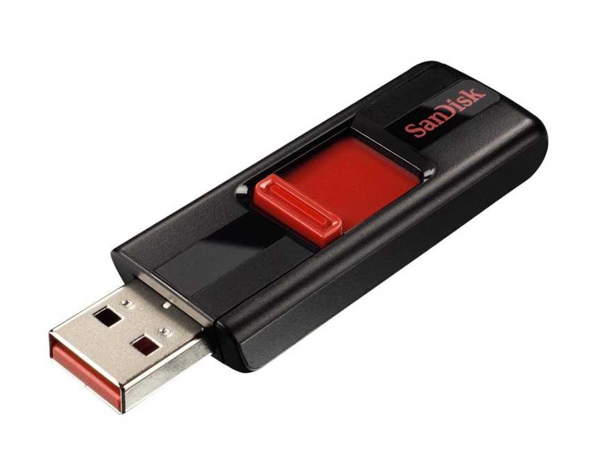 Pen Drive SANDISK 64 Gb. USB 2.0 Cruzer Negro