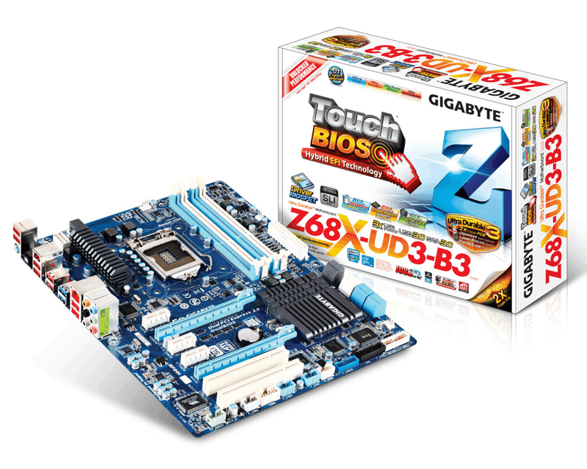 Placa Base  Gigabyte Z68X-UD3-B3 imagen 2