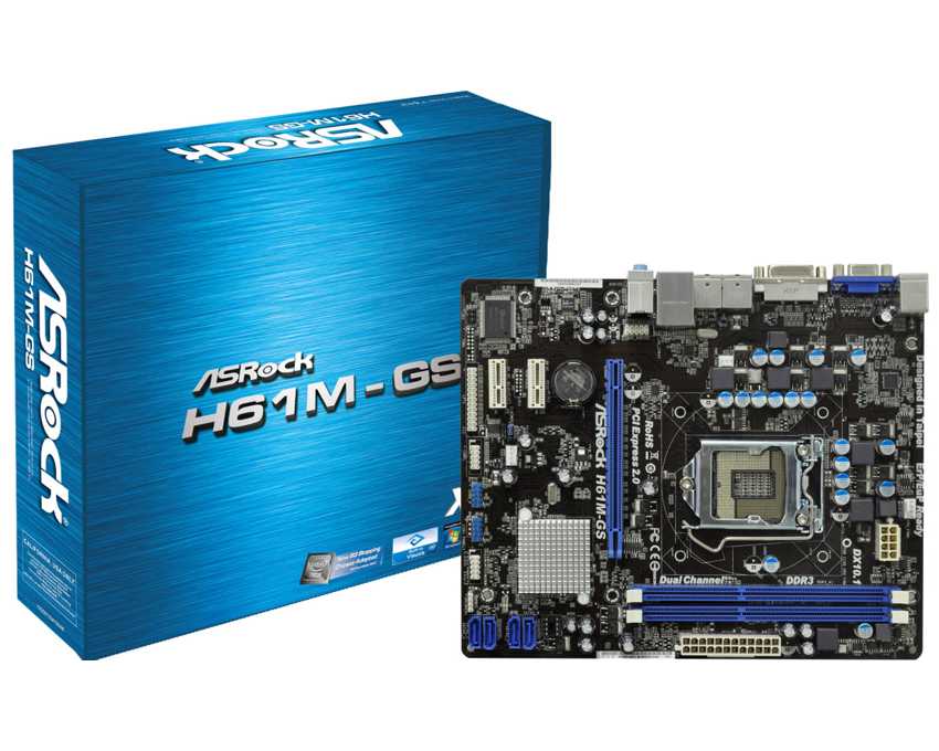 Placa Base Asrock H61M-GS imagen 2