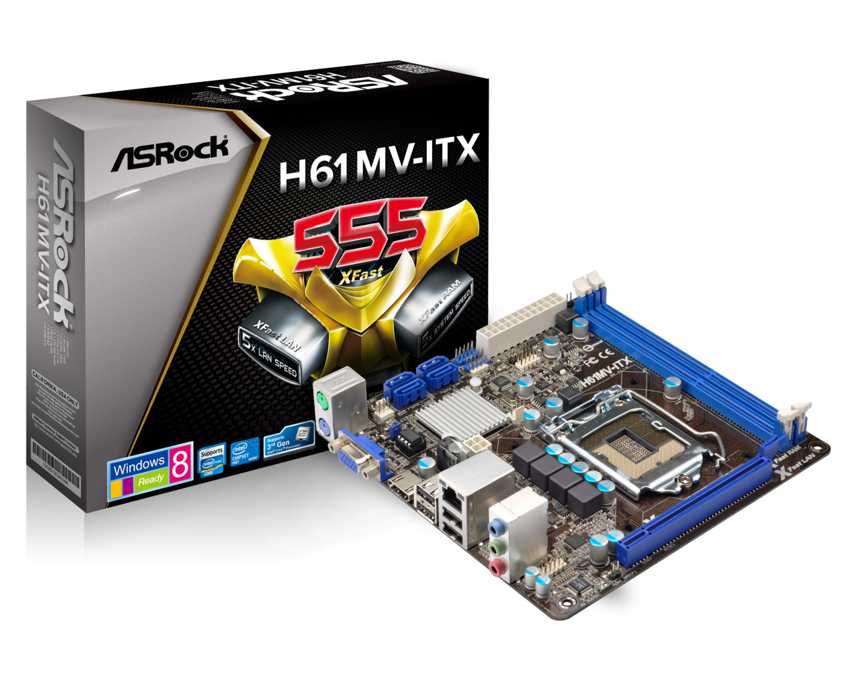 Placa Base Asrock H61MV-ITX imagen 2