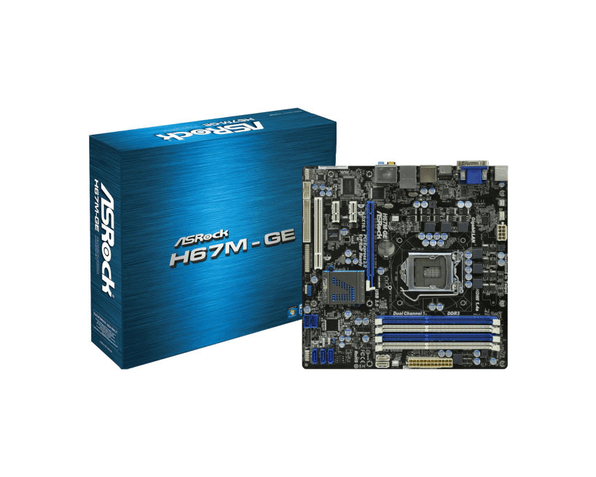 Placa Base Asrock H67M-GE imagen 2