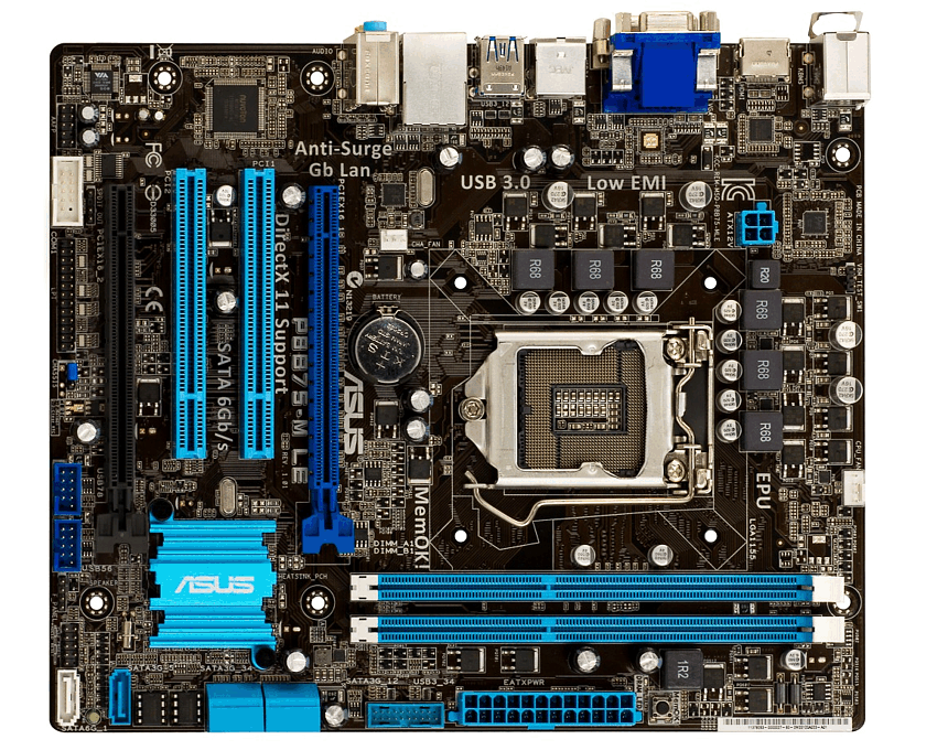 Placa Base Asus P8B75-M LE imagen 2