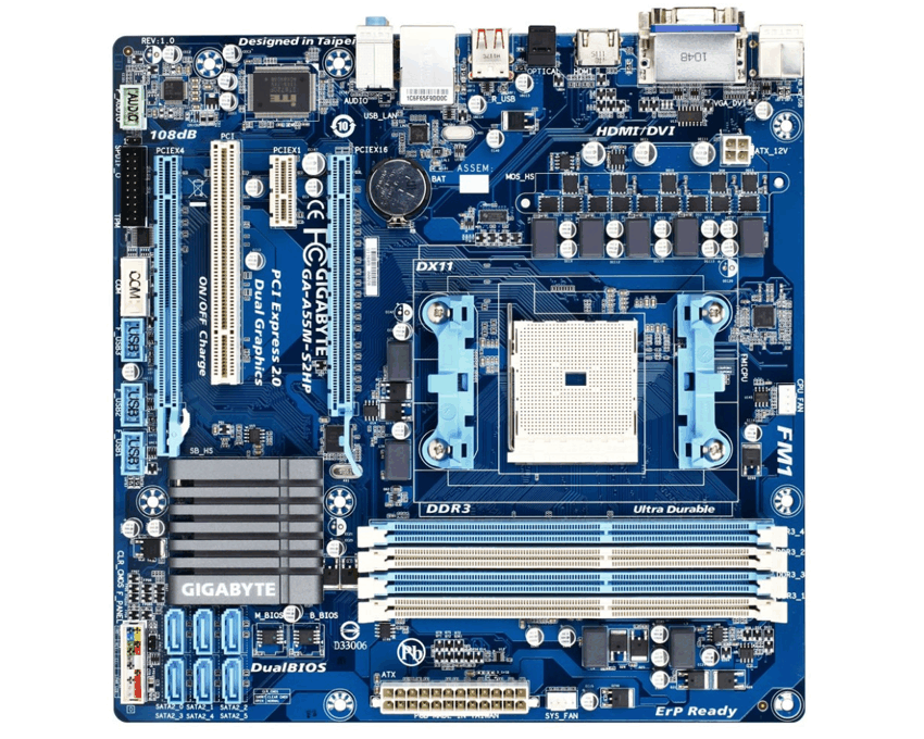 Placa Base Gigabyte AMD GA-A55M-S2HP